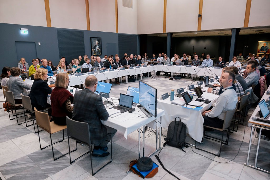 AECO members seated during the 2026 Annual General Meeting in Oslo