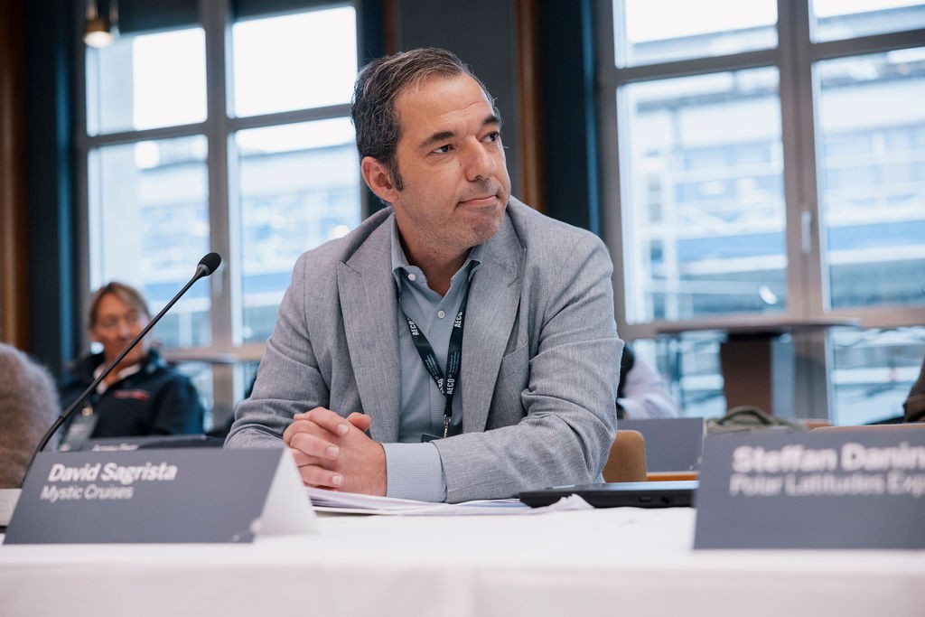 David Sagrista of Mystic Cruises at the AECO Annual General Meeting in Oslo